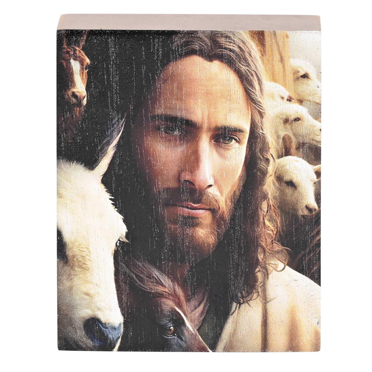 Tabletop Plaque Head Of Christ 3x4 by Dicksons, product view 2