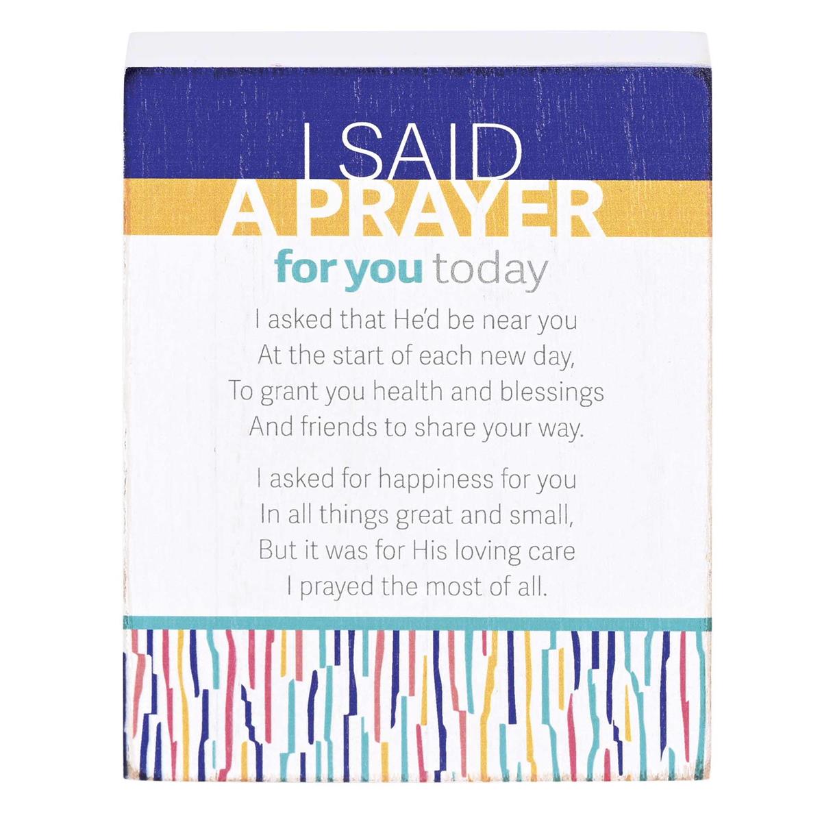 Tabletop Plaque I Said A Prayer 4x3 by Dicksons, product view 2