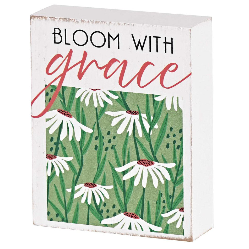 Tabletop Plaque Bloom In Grace 3X4 by Dicksons