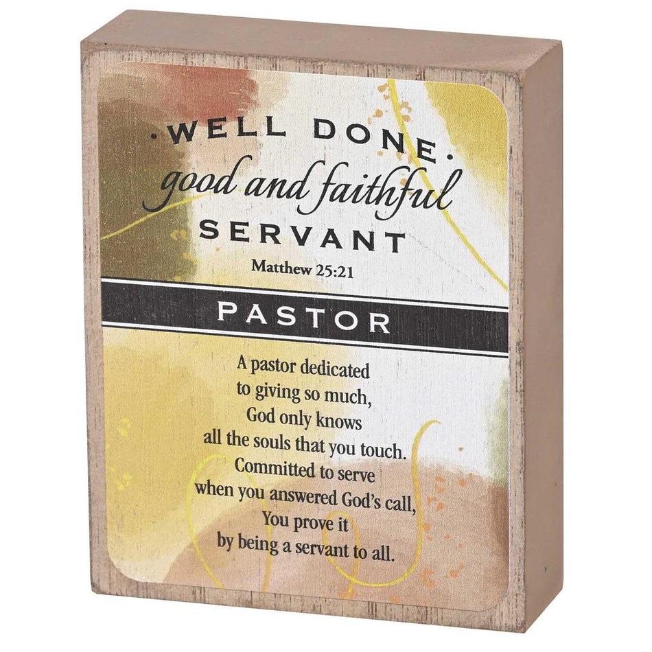 Inspirational Christian Tabletop Plaque Block Sign Décor for Home 3 x 4 Inch (TPLK34-354) by Dicksons