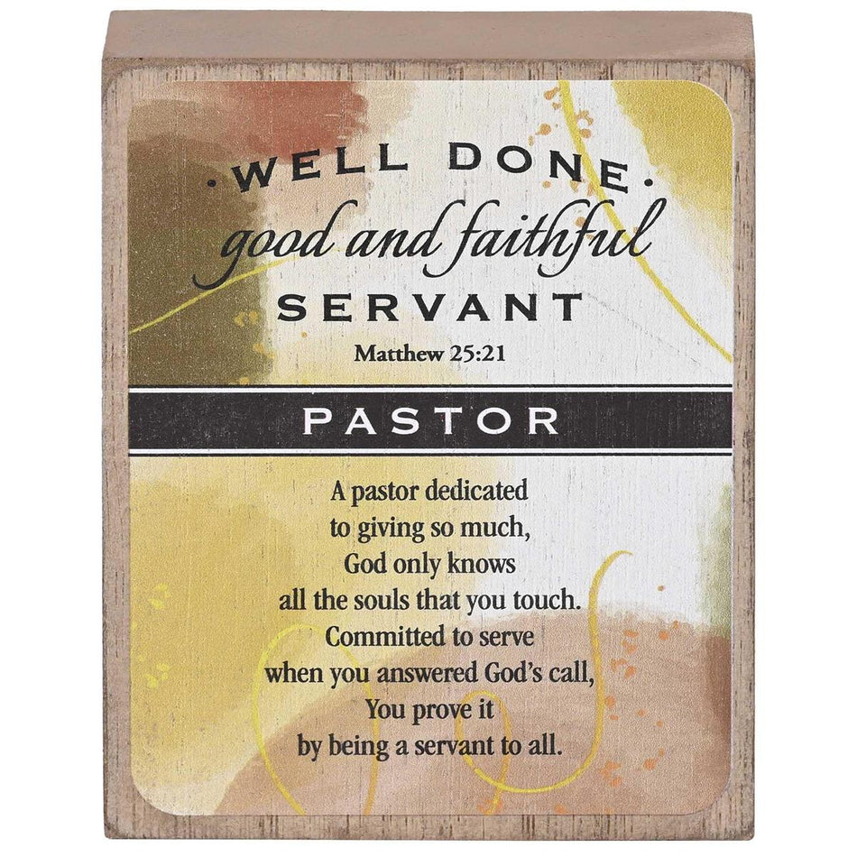 Inspirational Christian Tabletop Plaque Block Sign Décor for Home 3 x 4 Inch (TPLK34-354) by Dicksons, product view 2