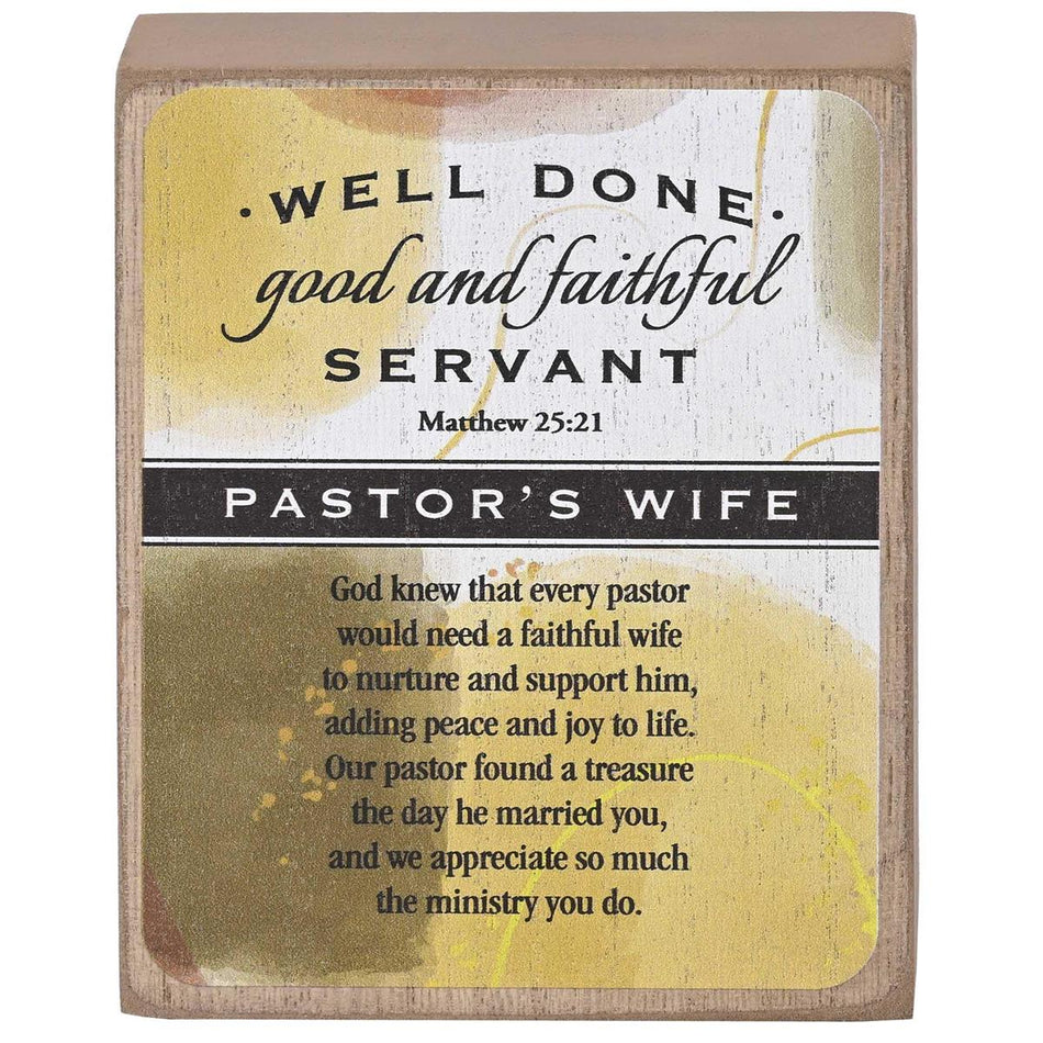 Tabletop Plaque A Pastors Wife 3X4 by Dicksons, product view 2