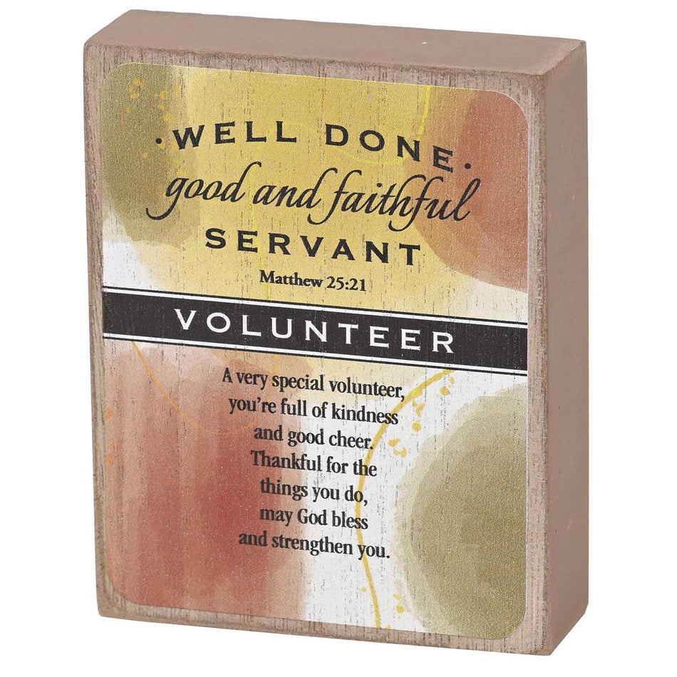 Tabletop Plaque Special Volunteer 3x4 by Dicksons