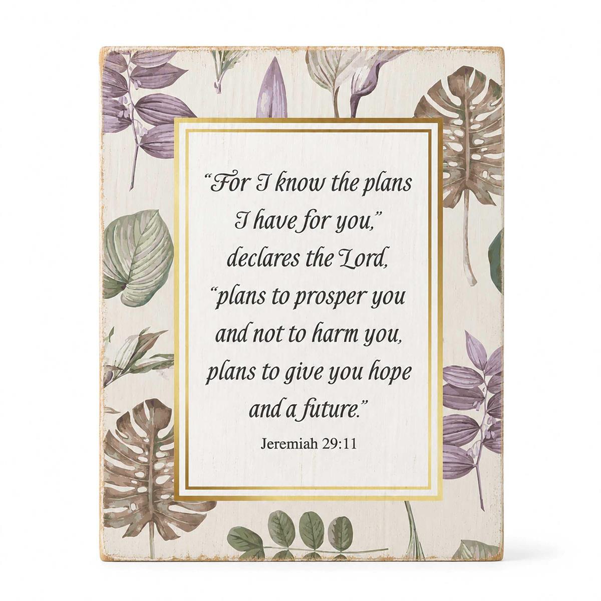 Tabletop Plaque For I Know The Plans by Dicksons