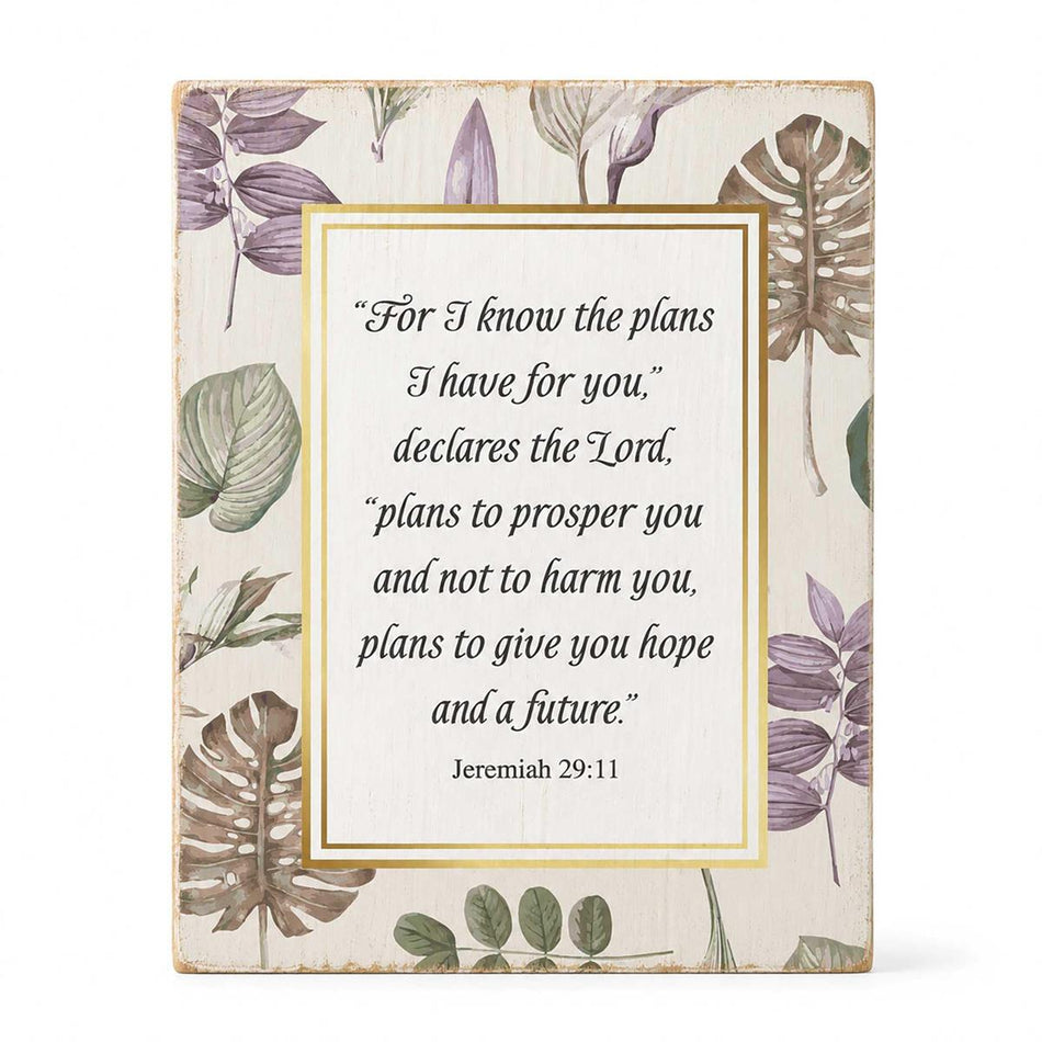 Tabletop Plaque For I Know The Plans by Dicksons
