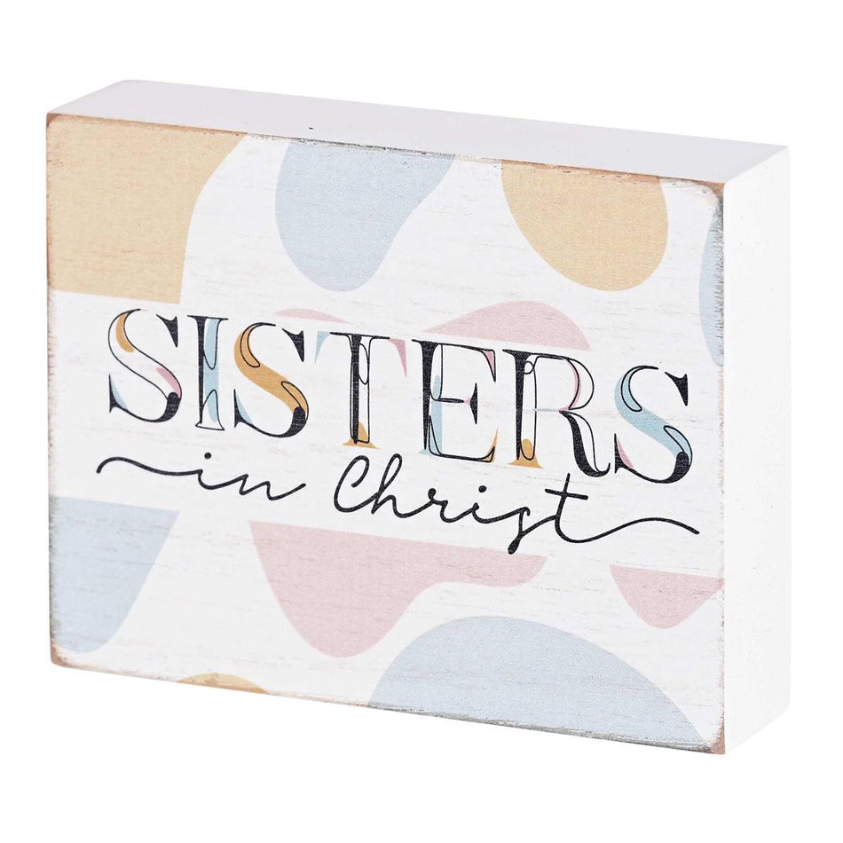 Tabletop Plaque Sisters In Christ 4x3 by Dicksons