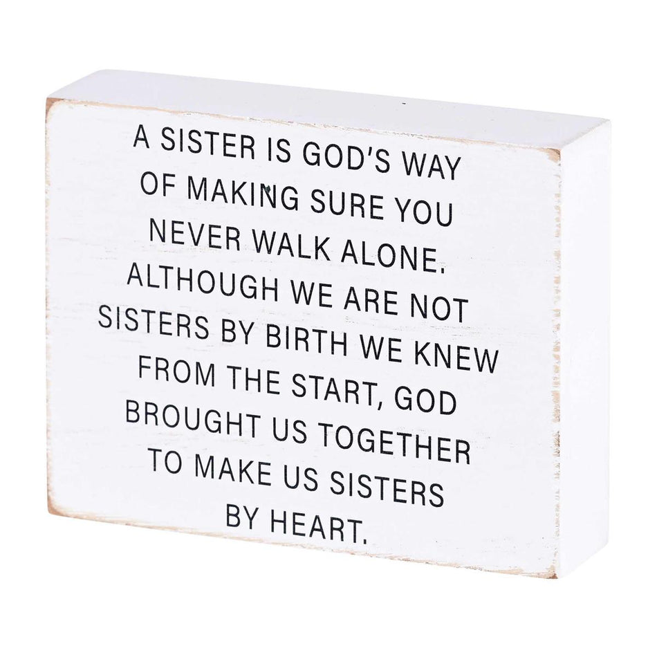 Tabletop Plaque Sisters In Christ 4x3 by Dicksons, product view 2