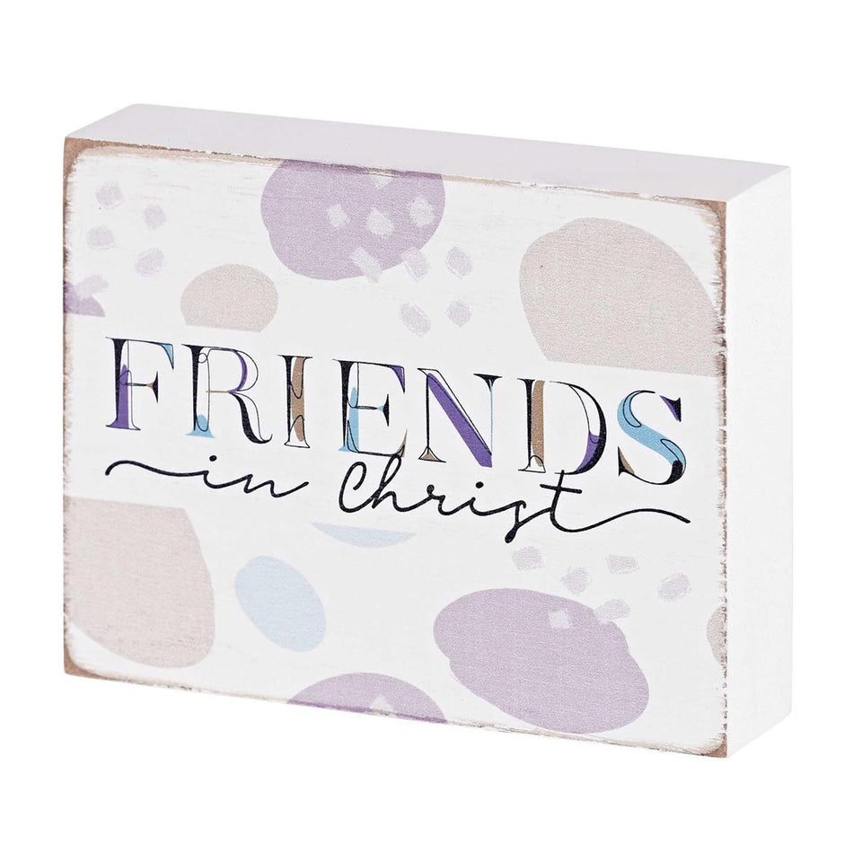 Tabletop Plaque Friends In Christ 4x3 by Dicksons