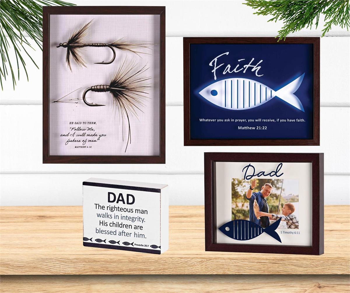 Tabletop Plaque Dad The Righteous Man by Dicksons, product view 4