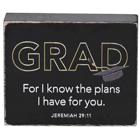 Tabletop Plaque Grad For I Know 4X3 by Dicksons, product view 2