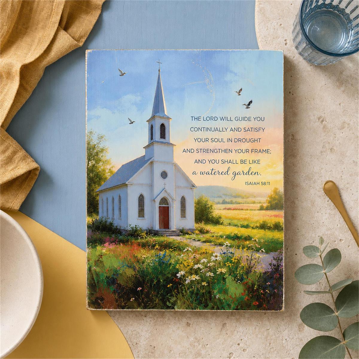 Tabletop Plaque The Lord Will Guide You by Dicksons, product view 5