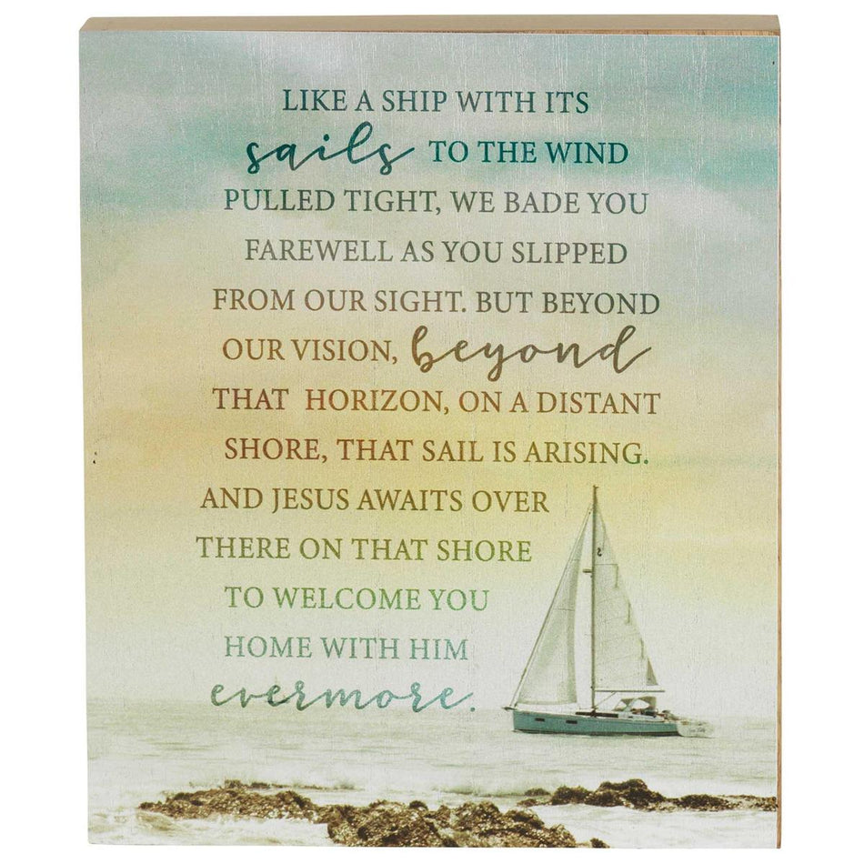 Tabletop Plaque We Bade Farewell 8x10 by Dicksons, product view 2