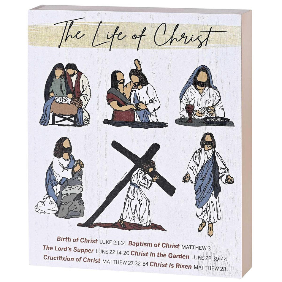 Tabletop Plaque The Life Of Christ by Dicksons