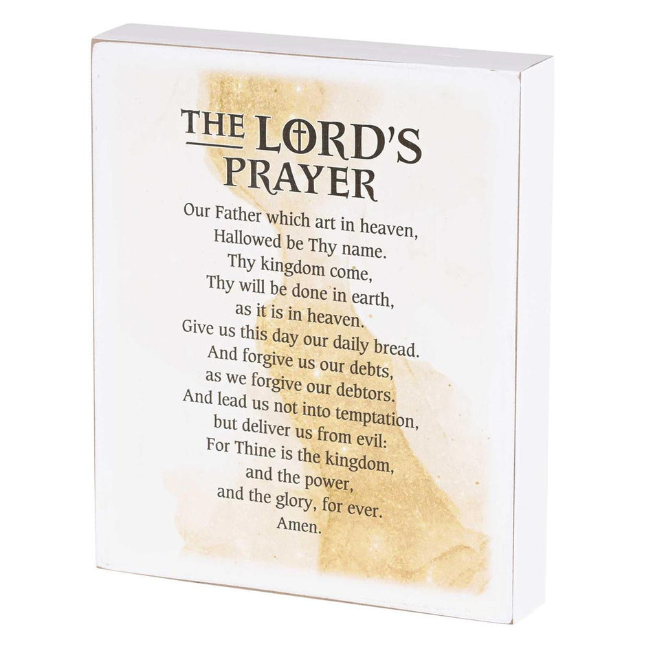 Tabletop Plaque The Lords Prayer 8x10 by Dicksons