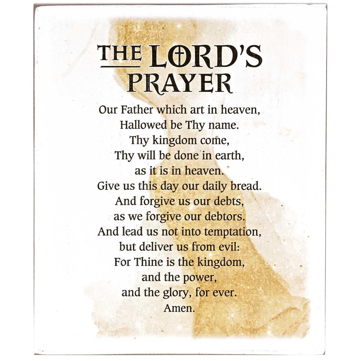 Tabletop Plaque The Lords Prayer 8x10 by Dicksons, product view 2