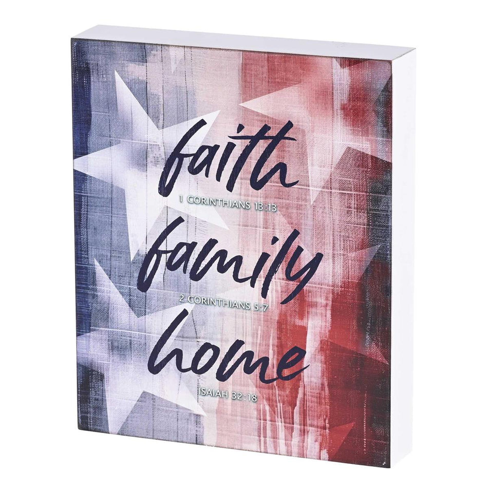American Flag, Faith Family Home by Dicksons