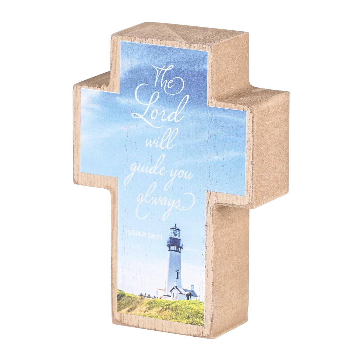 Tabletop Plaque Cross Lord Guide 3x4 by Dicksons
