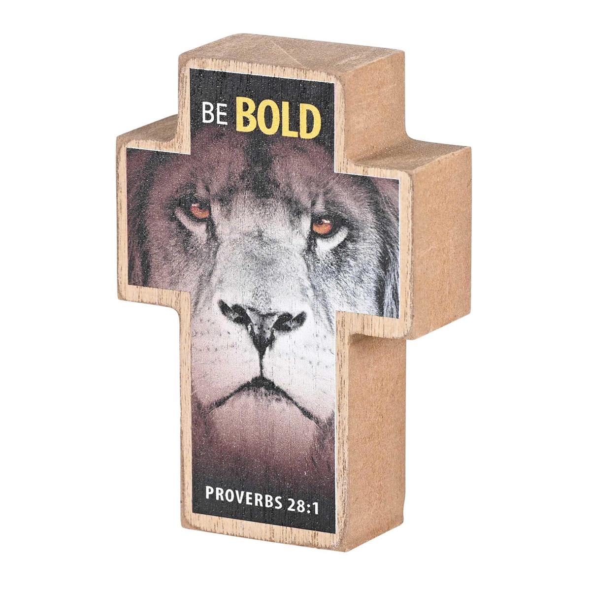 Lion Head - Be Bold, Proverbs 28:1 by Dicksons