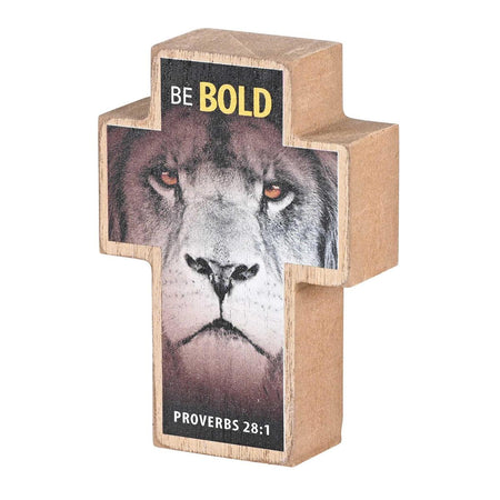 Lion Head - Be Bold, Proverbs 28:1 by Dicksons