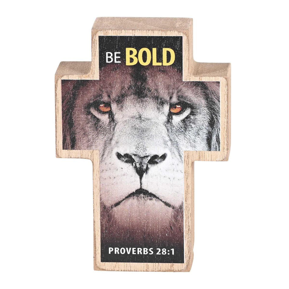Lion Head - Be Bold, Proverbs 28:1 by Dicksons, product view 2