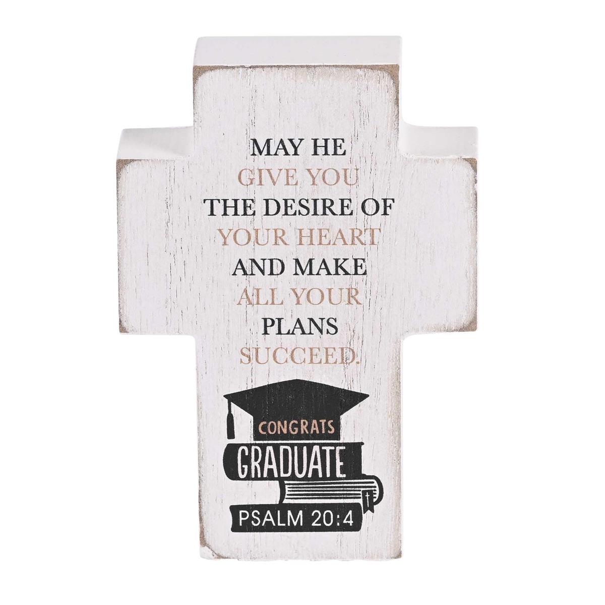 Tabletop Cross Congrats Graduate 3x4 by Dicksons, product view 2