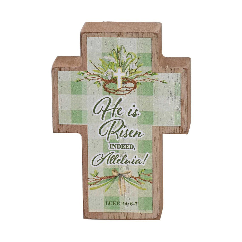 Tabletop Cross He Is Risen by Dicksons, product view 2