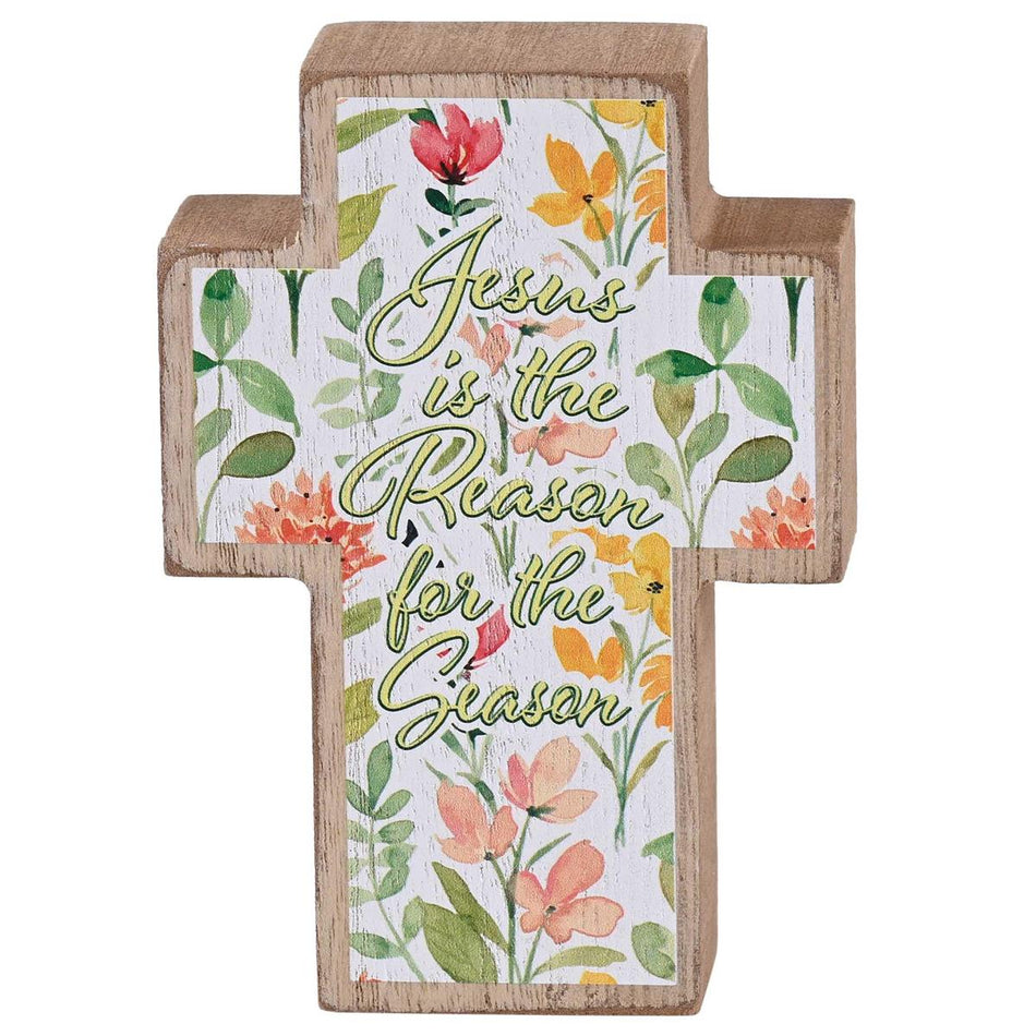 Tabletop Cross Jesus is the Reason For T by Dicksons, product view 2