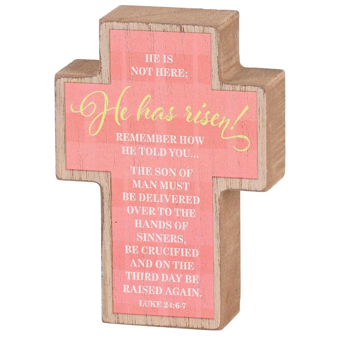 Tabletop Cross We Serve A Risen Savior by Dicksons