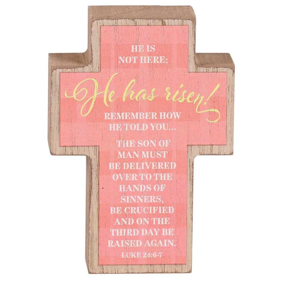 Tabletop Cross We Serve A Risen Savior by Dicksons, product view 2
