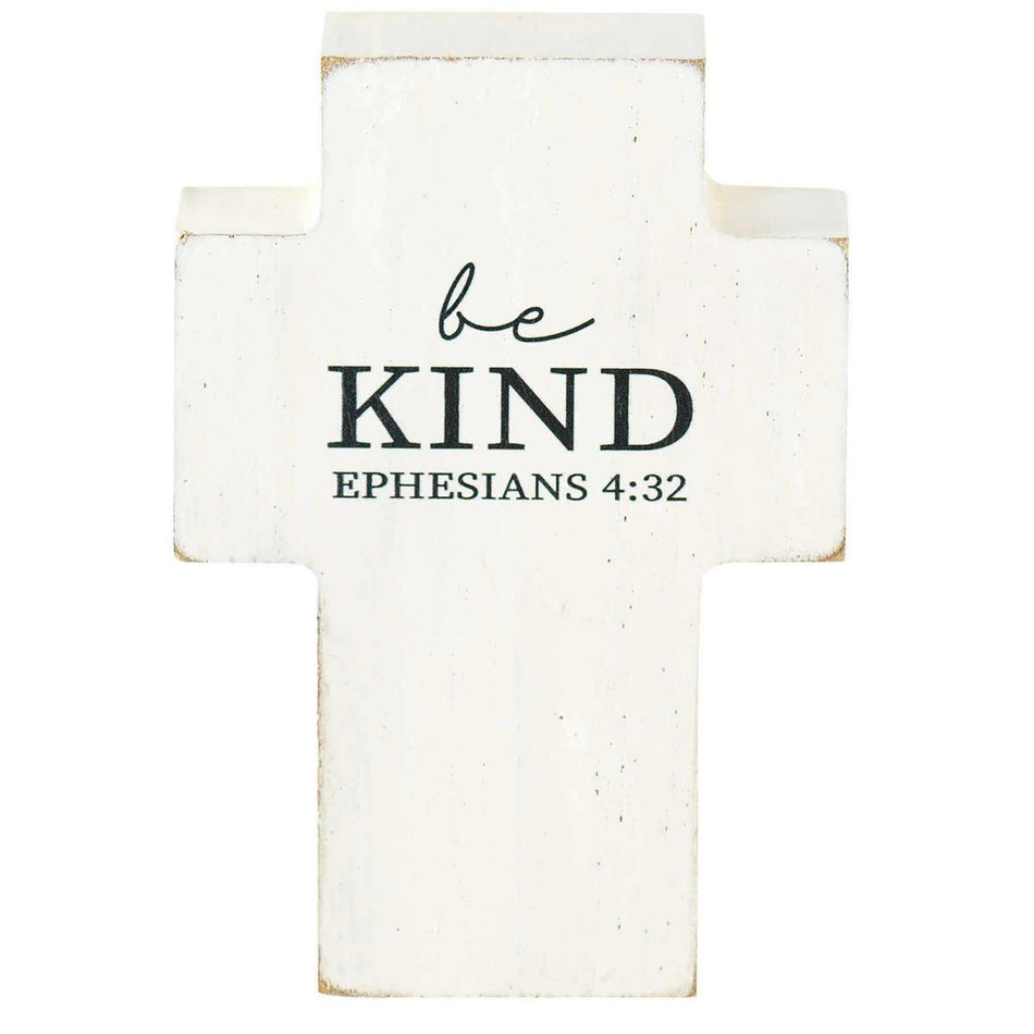 Be Kind Distressed White 4 x 3 Wood Decorative Wall and Tabletop Frame by Dicksons, product view 2