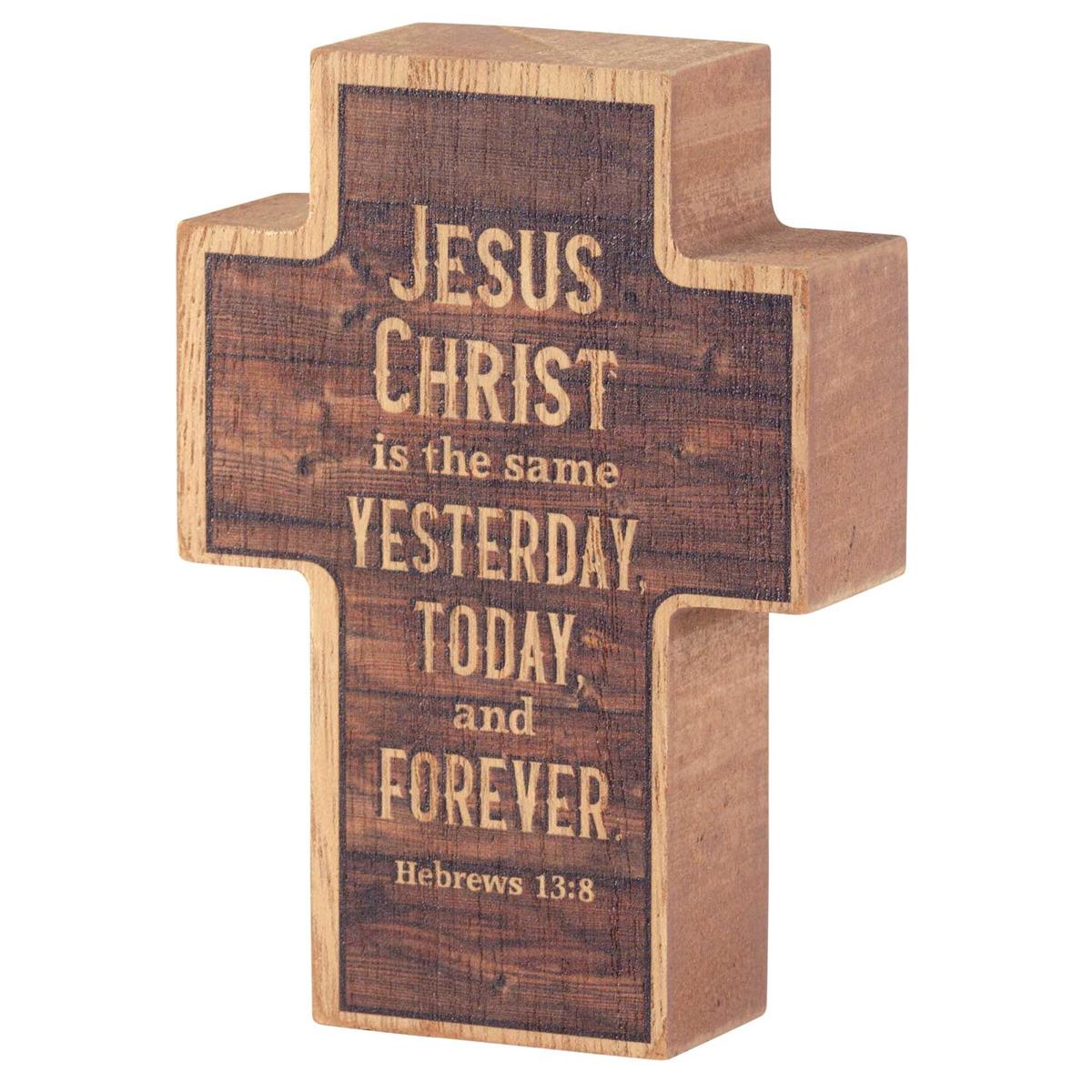 Tabletop Plaque Cross Jesus Christ by Dicksons