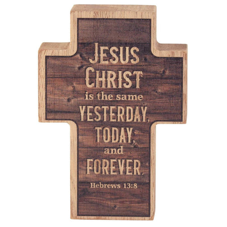 Tabletop Plaque Cross Jesus Christ by Dicksons, product view 2