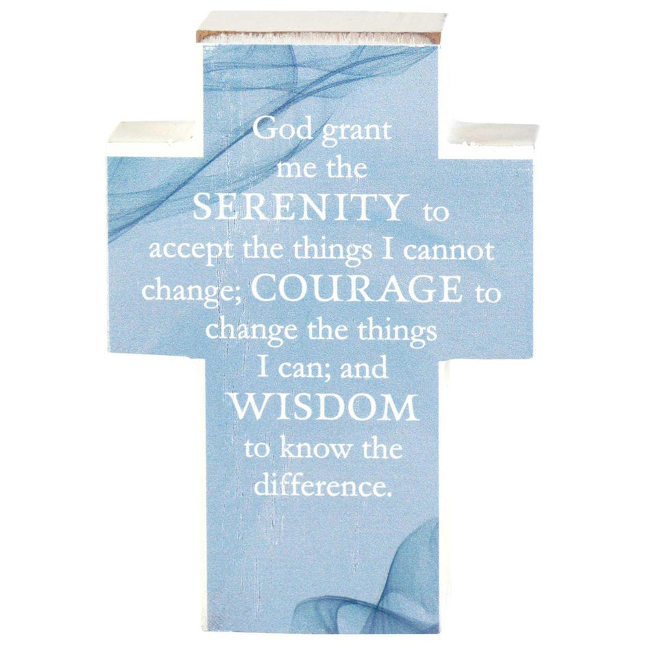 Tabletop Plaque Cross Serenity Prayer by Dicksons, product view 2