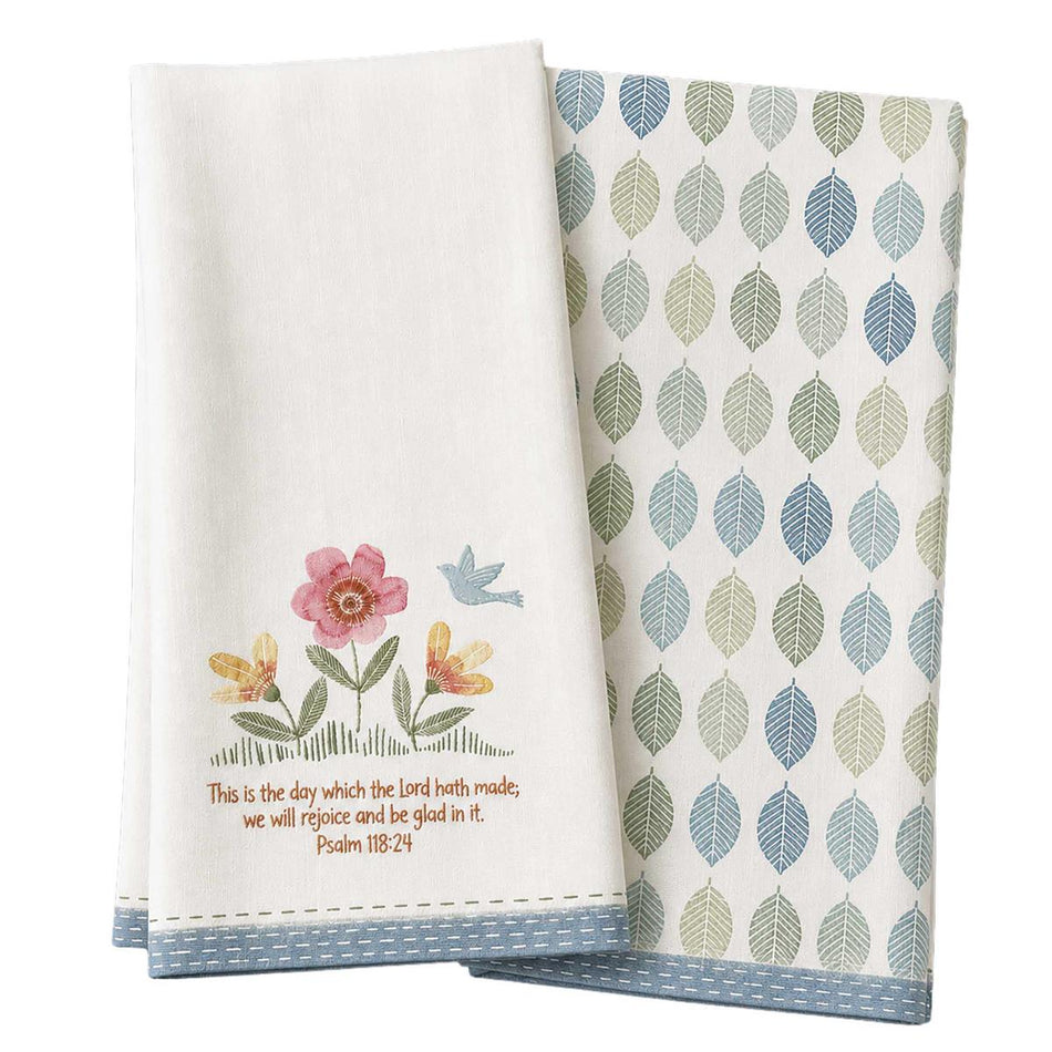 Tea Towel Set This Is The Day Ps. 118:24 by Dicksons