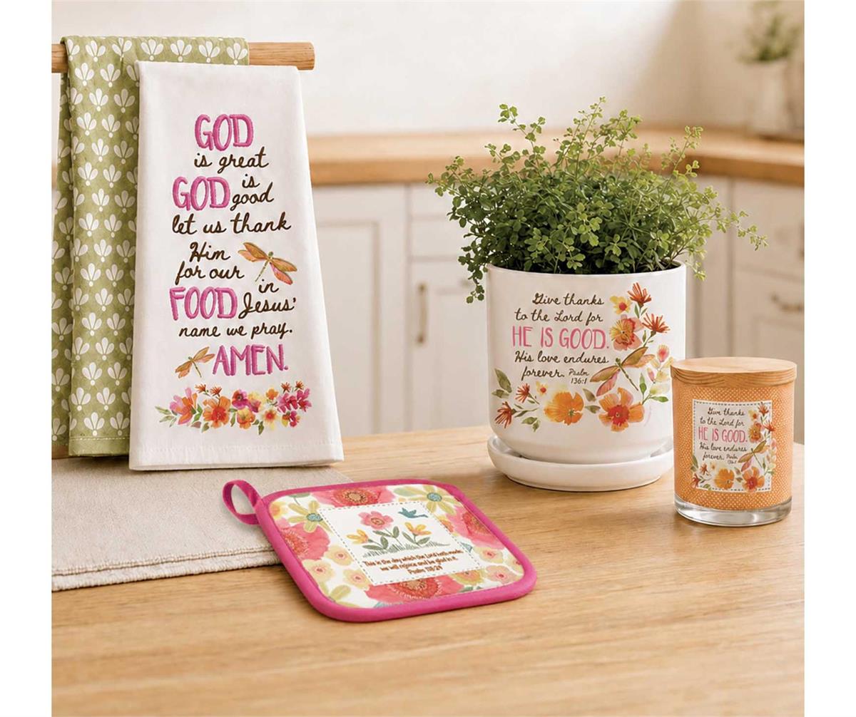 Tea Towel Set God Is Great God Is Good by Dicksons, product view 5