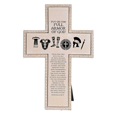 Tabletop Cross Full Armor Of God 10H by Dicksons, product view 2
