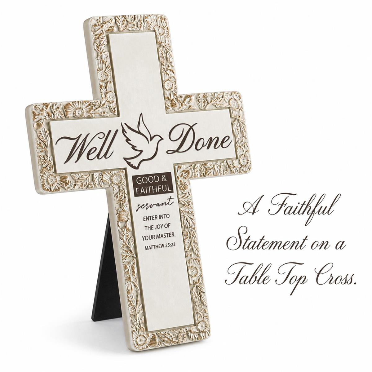 Tabletop Cross Well Done Good 10H by Dicksons, product view 2