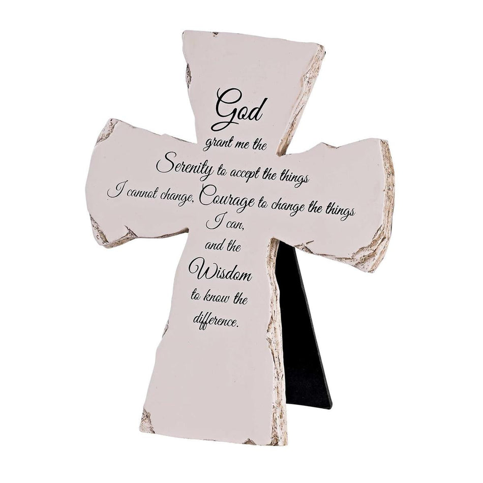 Tabletop Cross Serenity Prayer 7H by Dicksons