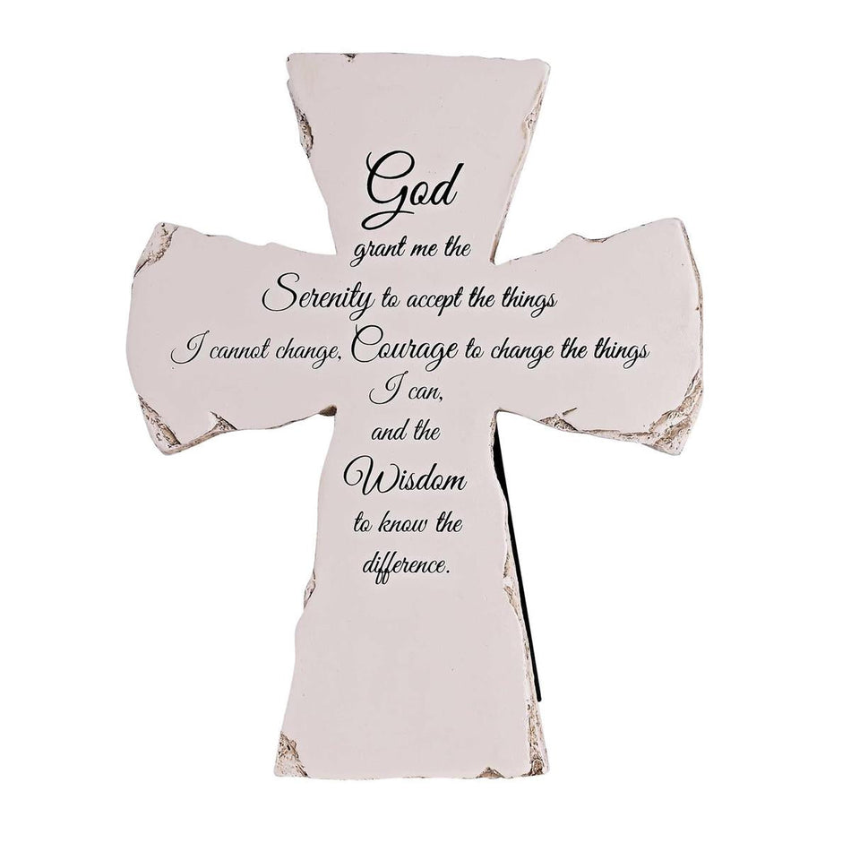 Tabletop Cross Serenity Prayer 7H by Dicksons, product view 2