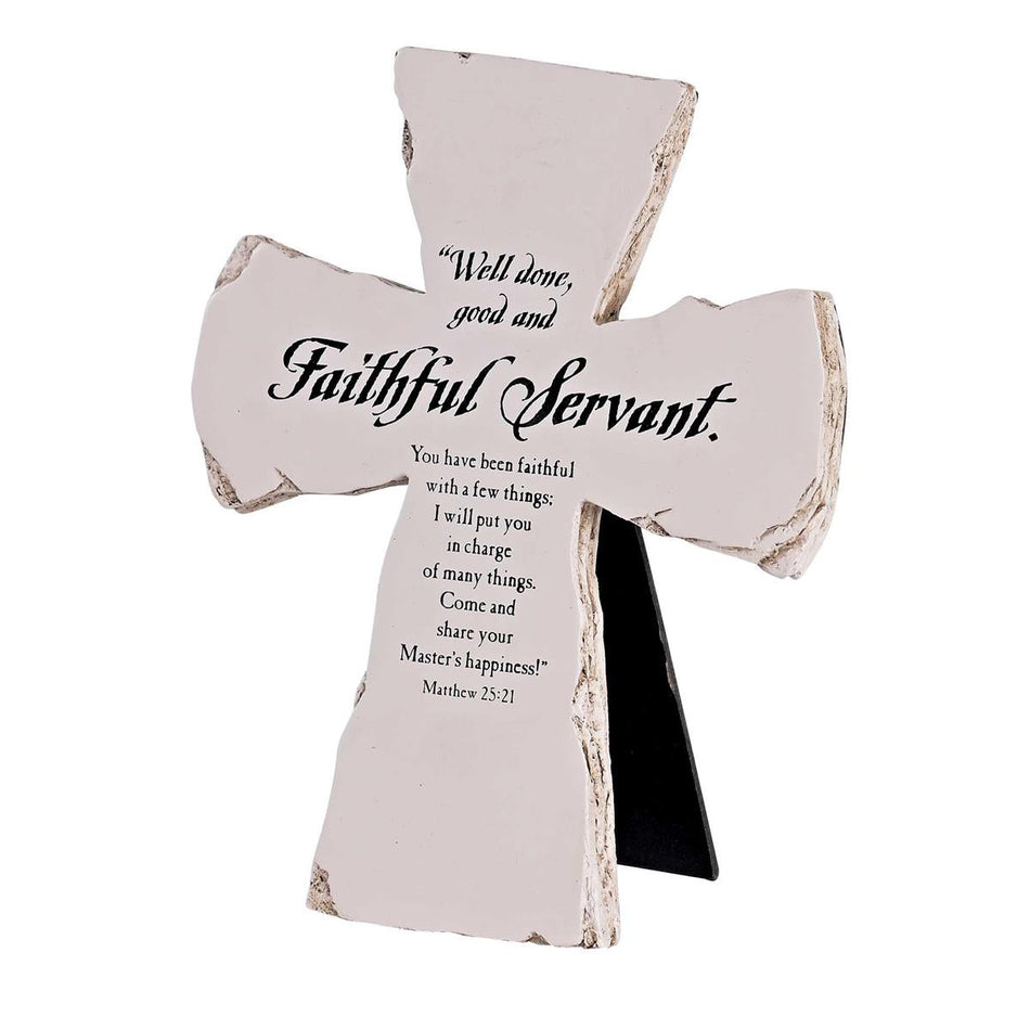 Tabletop Cross Faithful Servant 7H by Dicksons