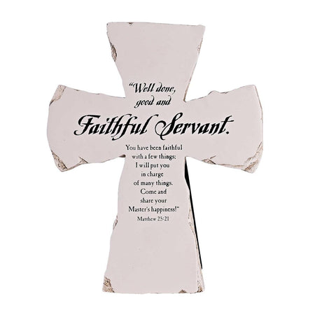 Tabletop Cross Faithful Servant 7H by Dicksons, product view 2