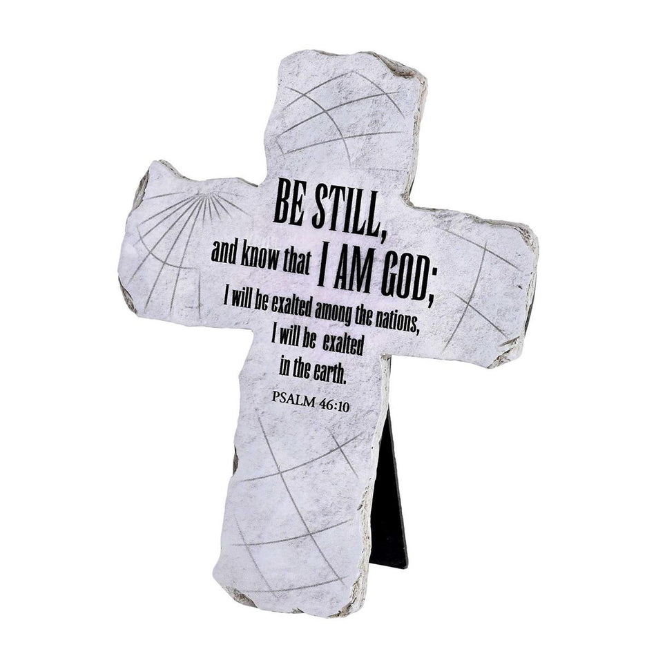 Tabletop Cross Be Still And Know 7H by Dicksons
