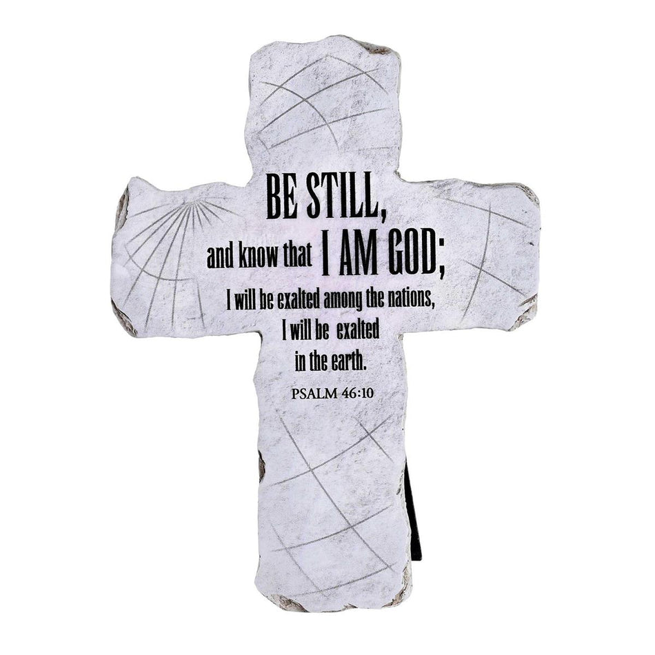 Tabletop Cross Be Still And Know 7H by Dicksons, product view 2