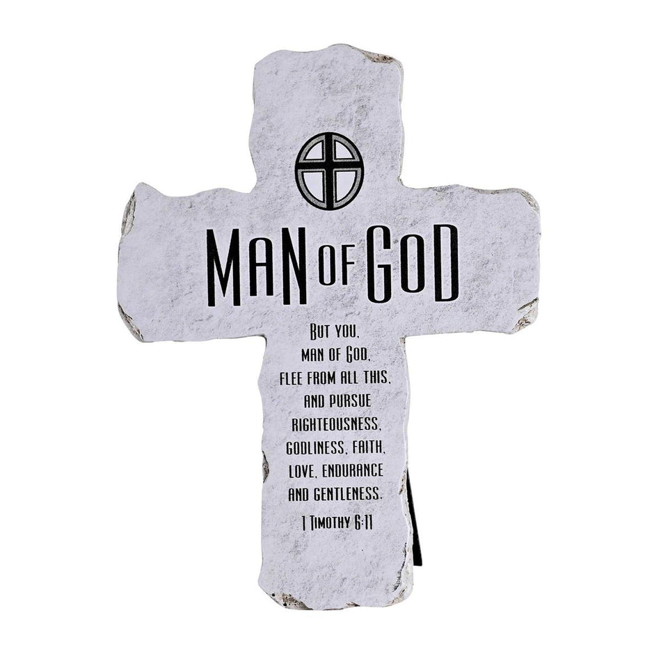 Tabletop Cross Man Of God 7H by Dicksons, product view 2