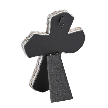 Inspirational Christian Cross Wall Sign Tabletop Plaque 5.25 x 7 Inch Resin by Dicksons, product view 3