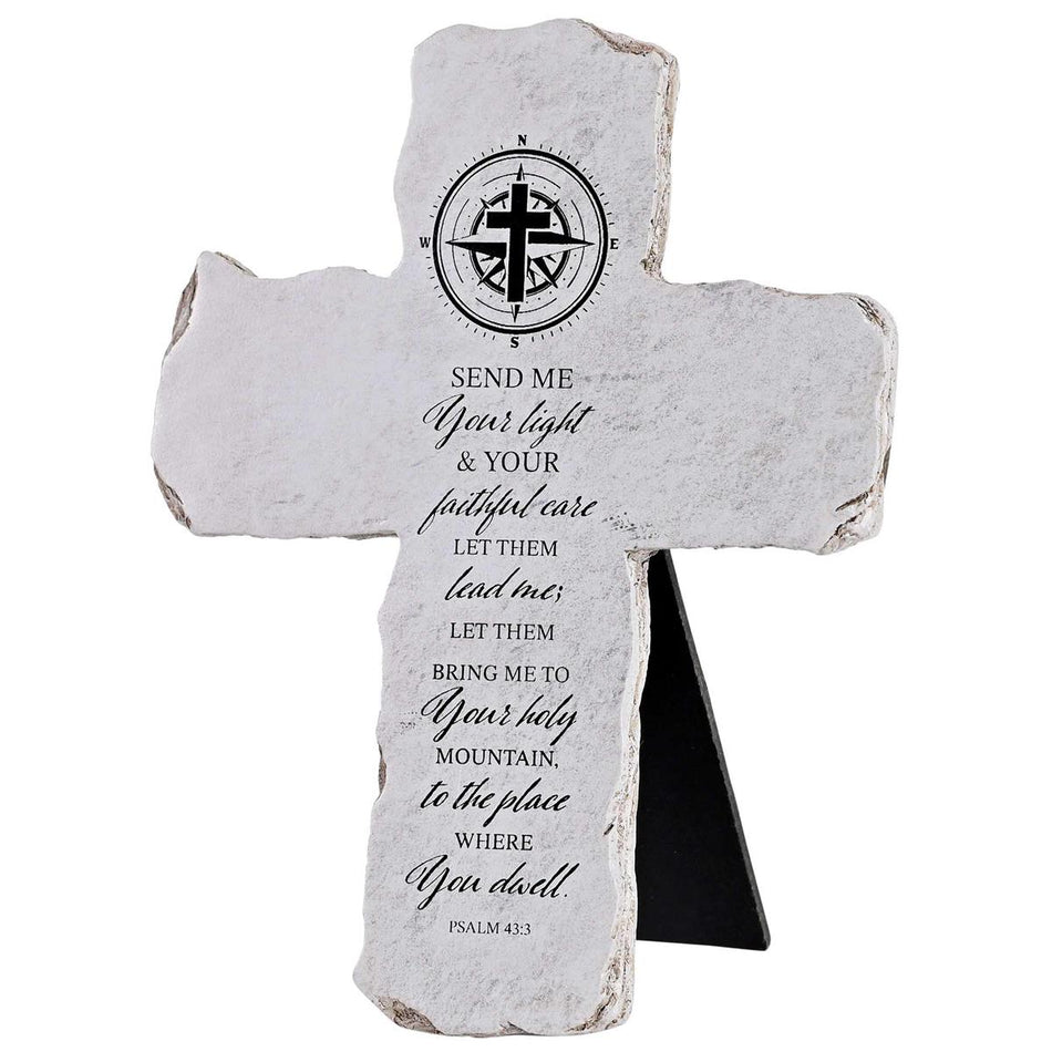 Tabletop Cross Compass Psalm 43:3 by Dicksons