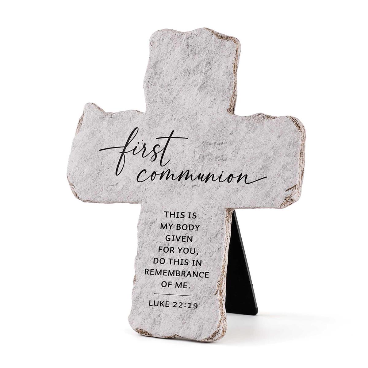 Tabletop Cross First Communion by Dicksons