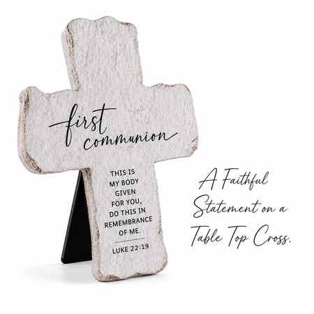 Tabletop Cross First Communion by Dicksons, product view 2