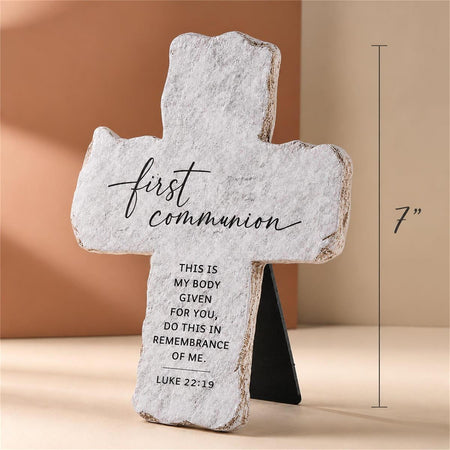 Tabletop Cross First Communion by Dicksons, product view 3