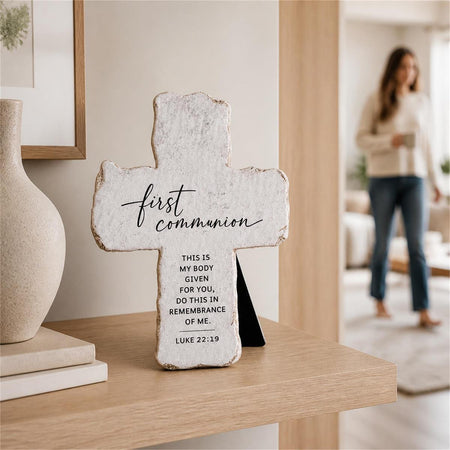 Tabletop Cross First Communion by Dicksons, product view 6